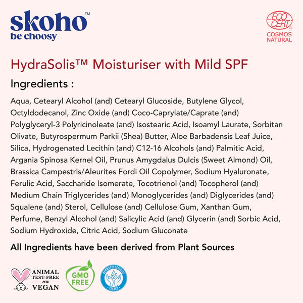 HydraSolis ™ Moisturiser with Mild SPF 10ML