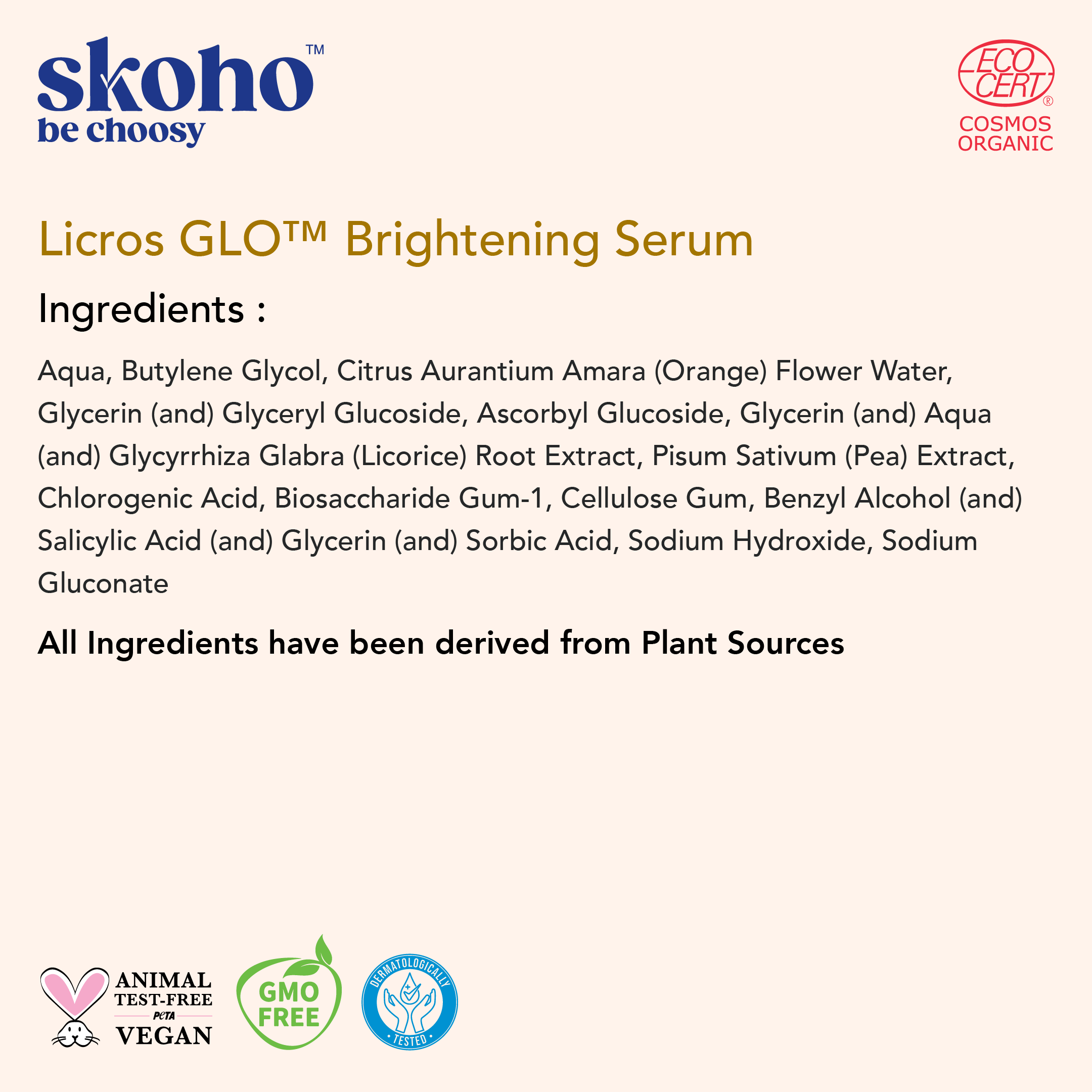 Licros GLO™ Brightening Serum (Vitamin C) - 30ml